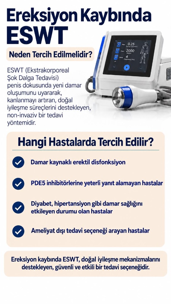 Ereksiyon Kaybında ESWT